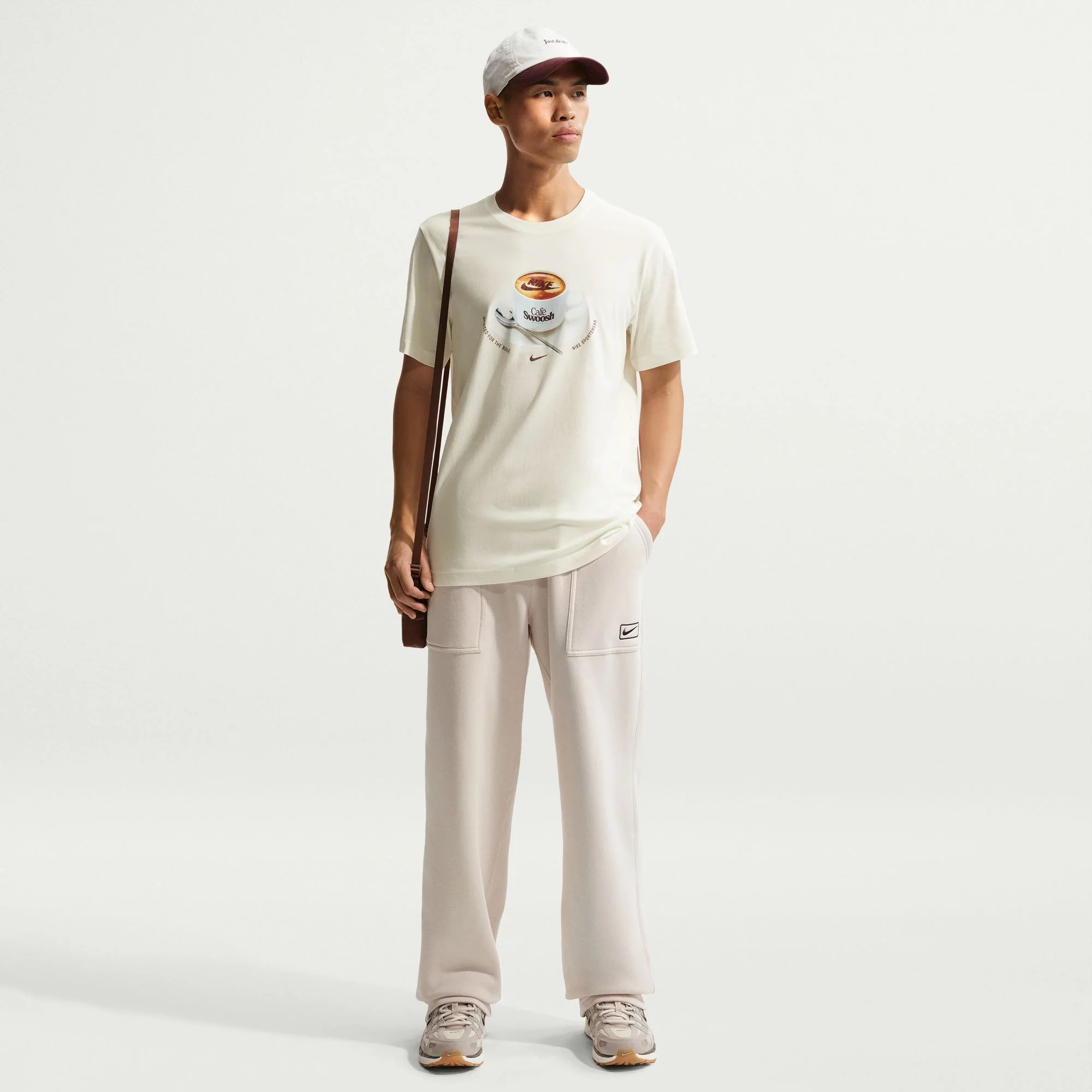Nike Mens Sportswear Graphic Tee | Sail - Image 3