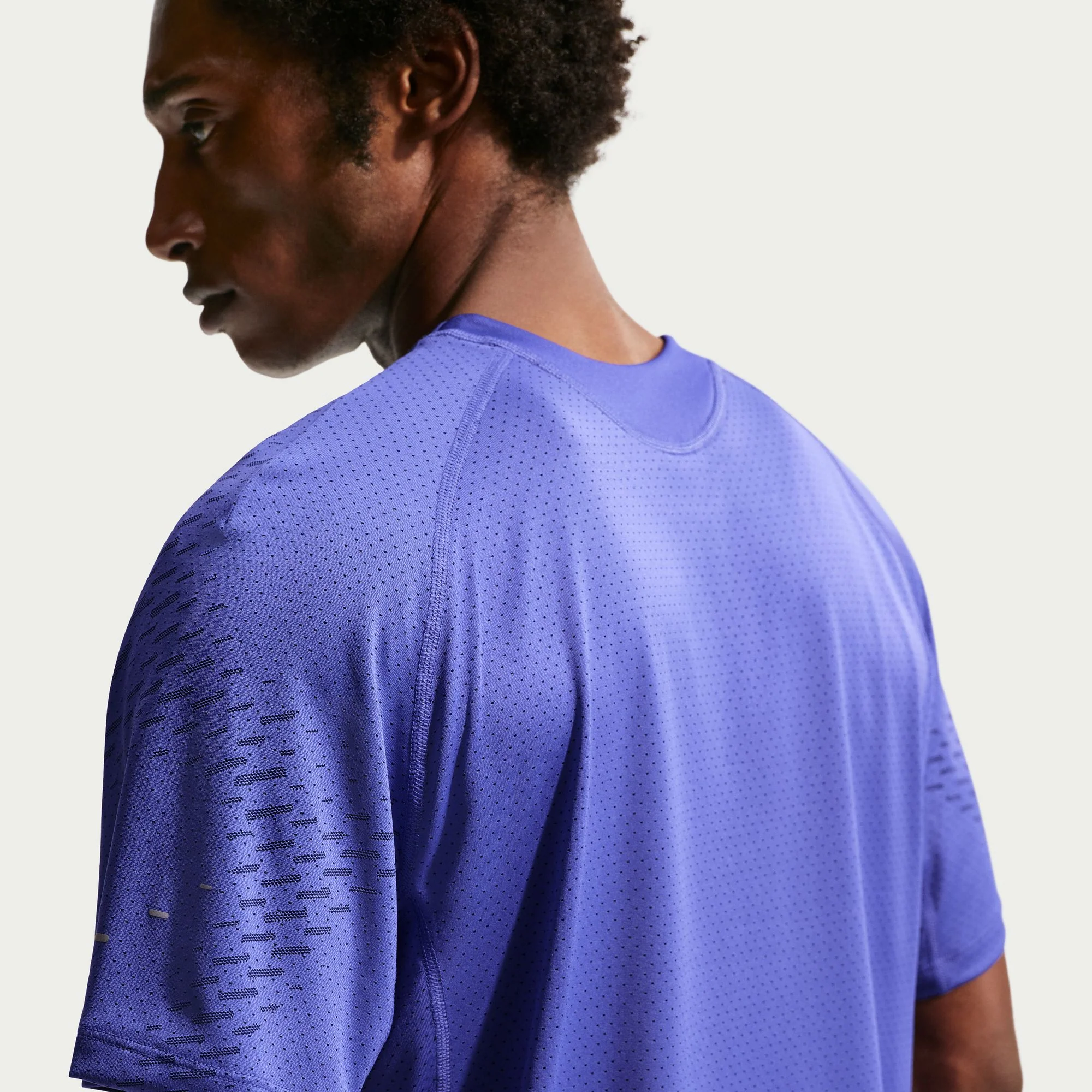 Nike Mens Stride Plus ADV Running Tee | Deep Royal - Image 4