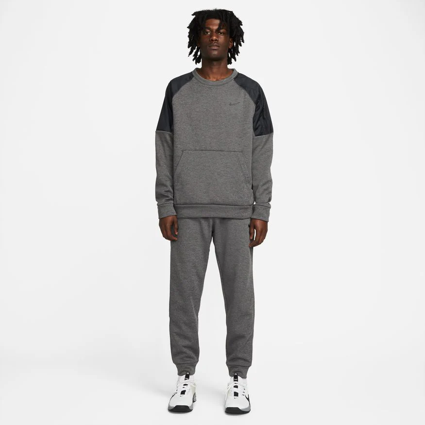 Nike Mens Therma-Fit Fitness Tapered Pant | Charcoal Heather - Image 6