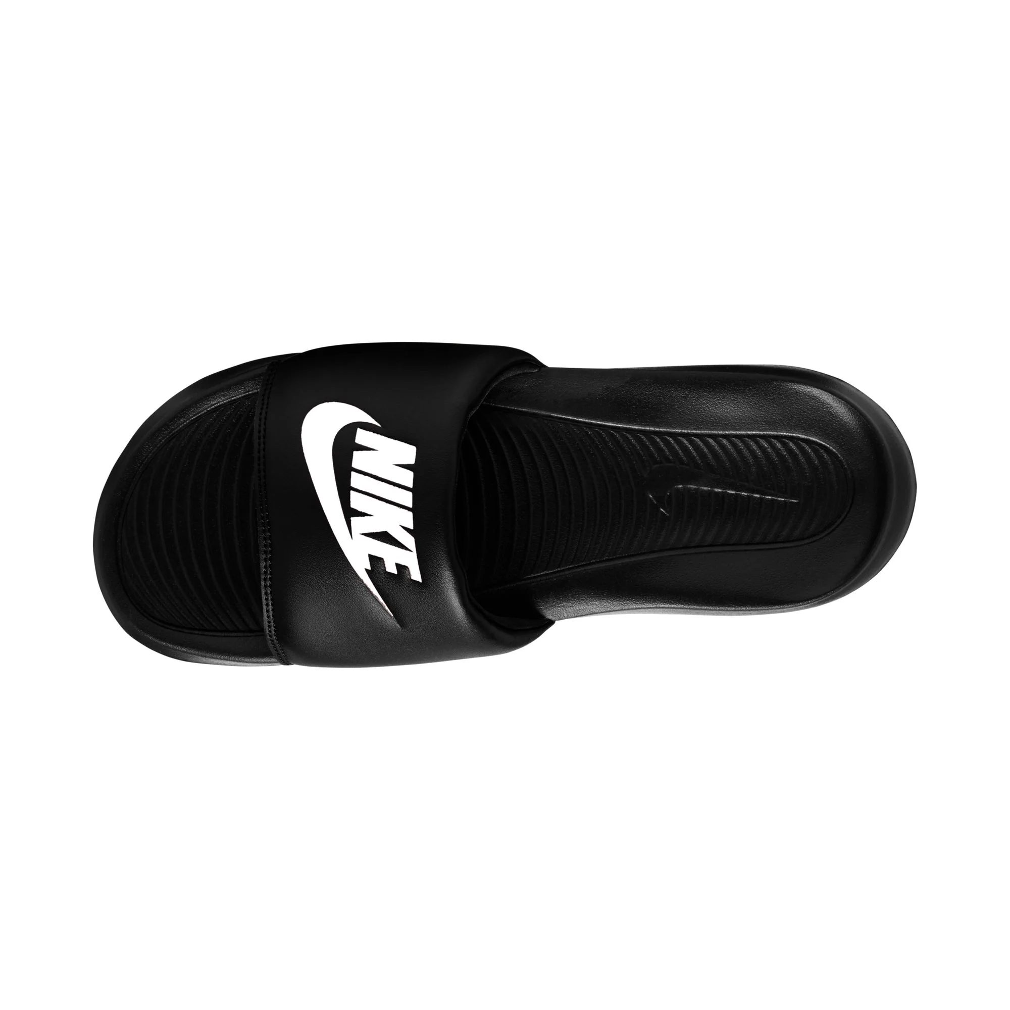 Nike Mens Victori One Slides | Black/White - Image 4