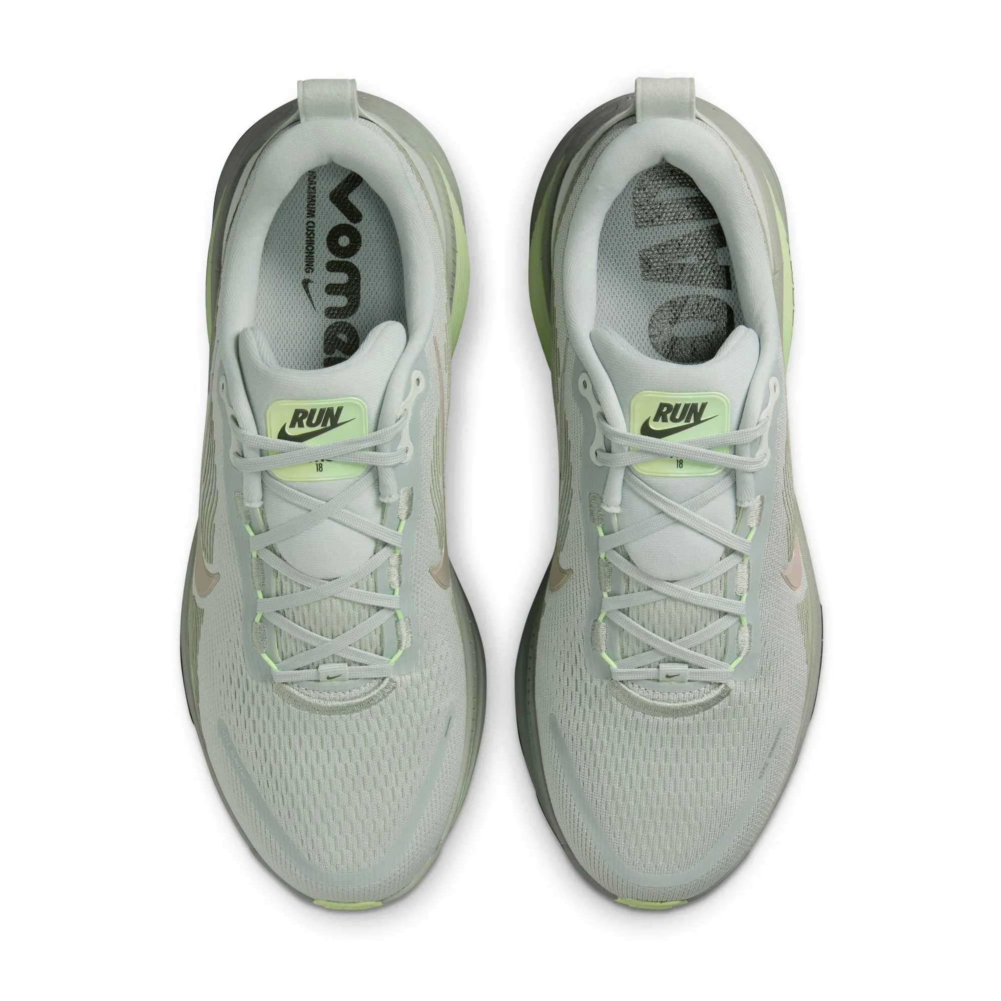 Nike Mens Vomero 18 | Light Silver/College Grey - Image 8