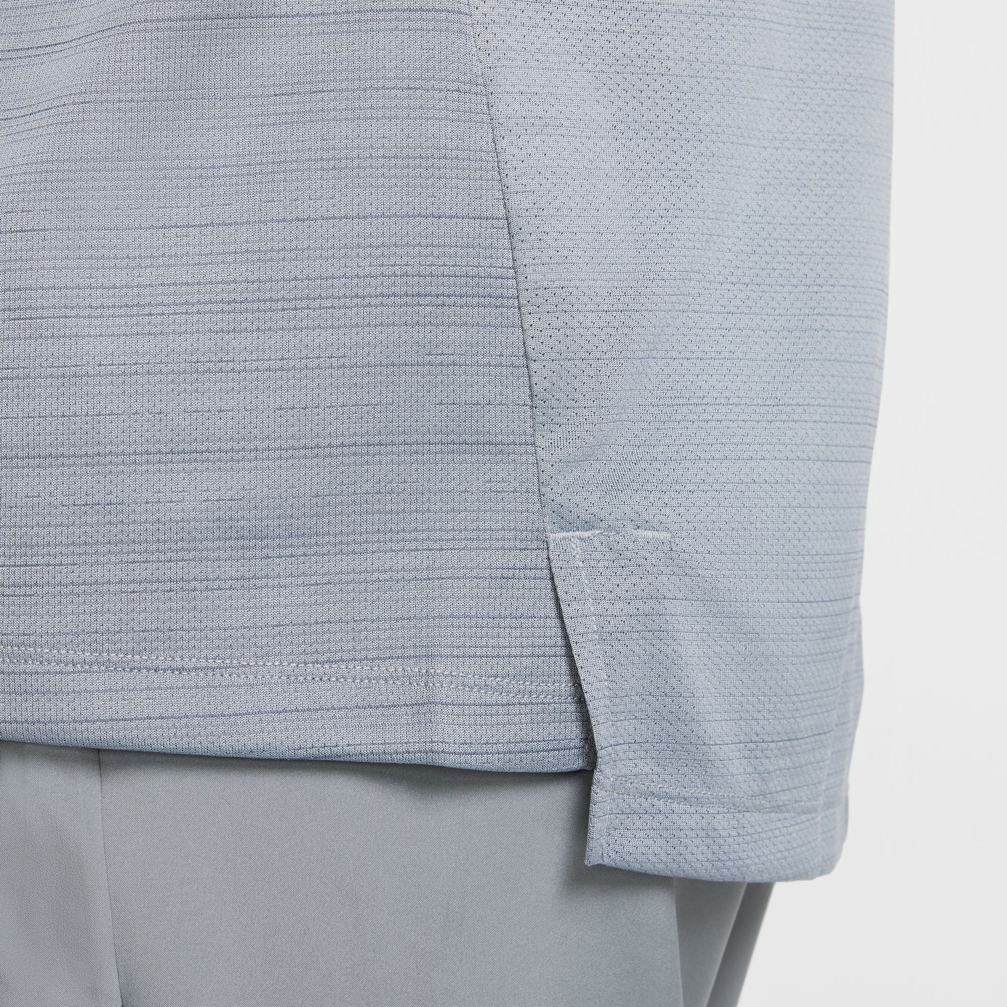 Nike Miler Short Sleeve Running Top | Cool Grey - Image 6