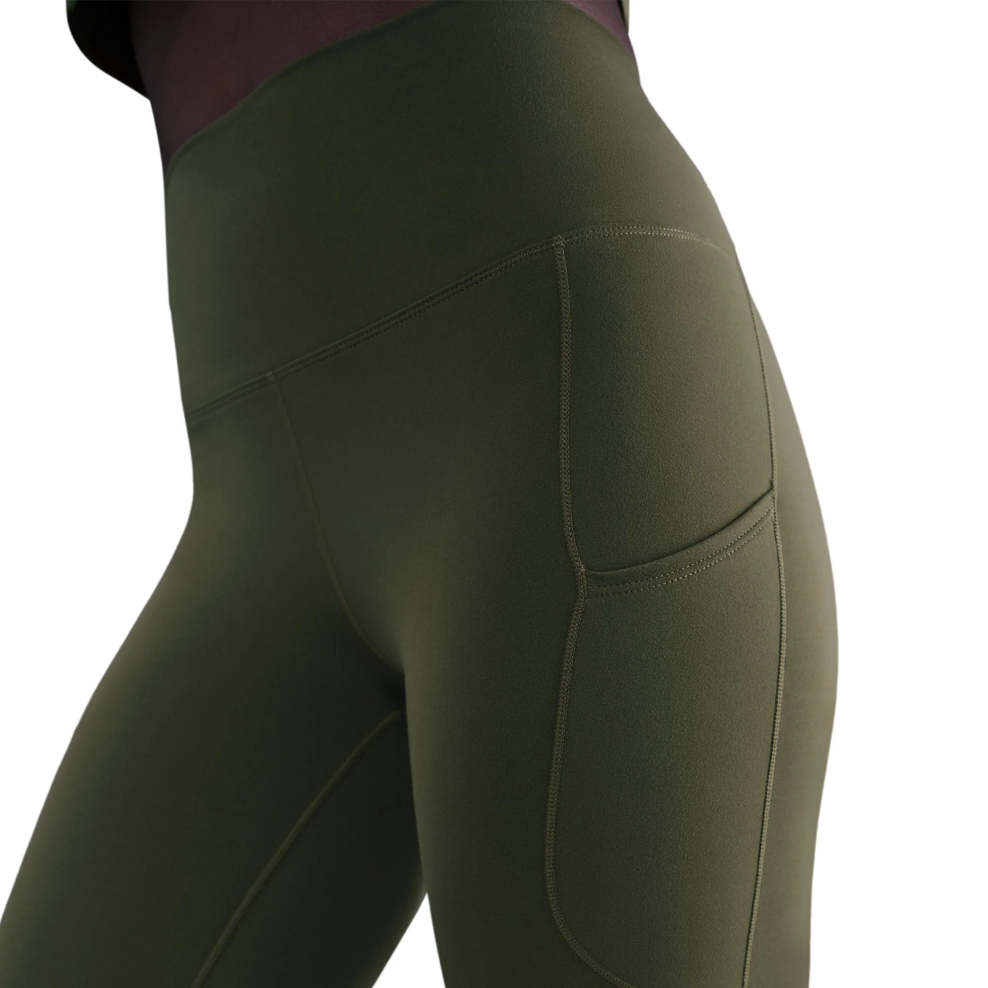 Nike One High-Waisted 7/8 Leggings | Medium Olive - Image 6