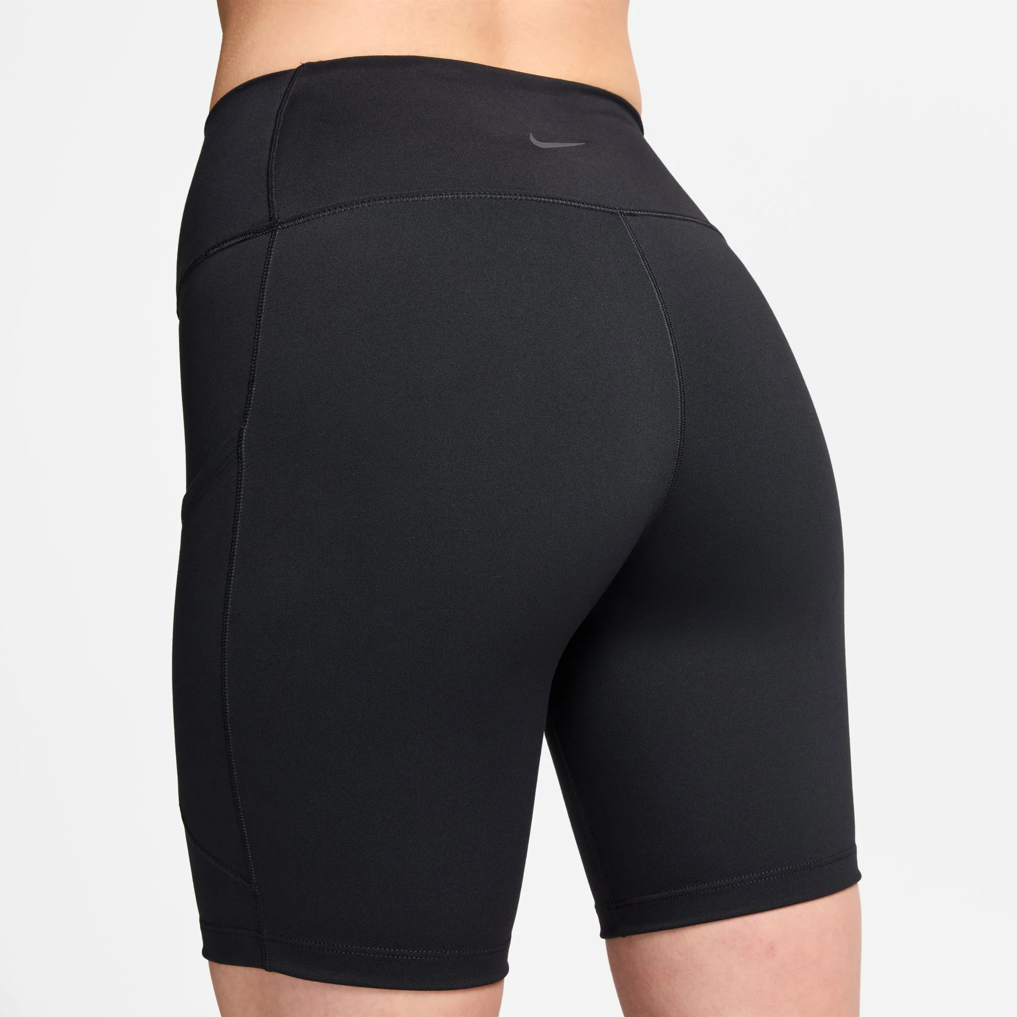 Nike One High-Waisted 8" Biker Shorts | Black - Image 3