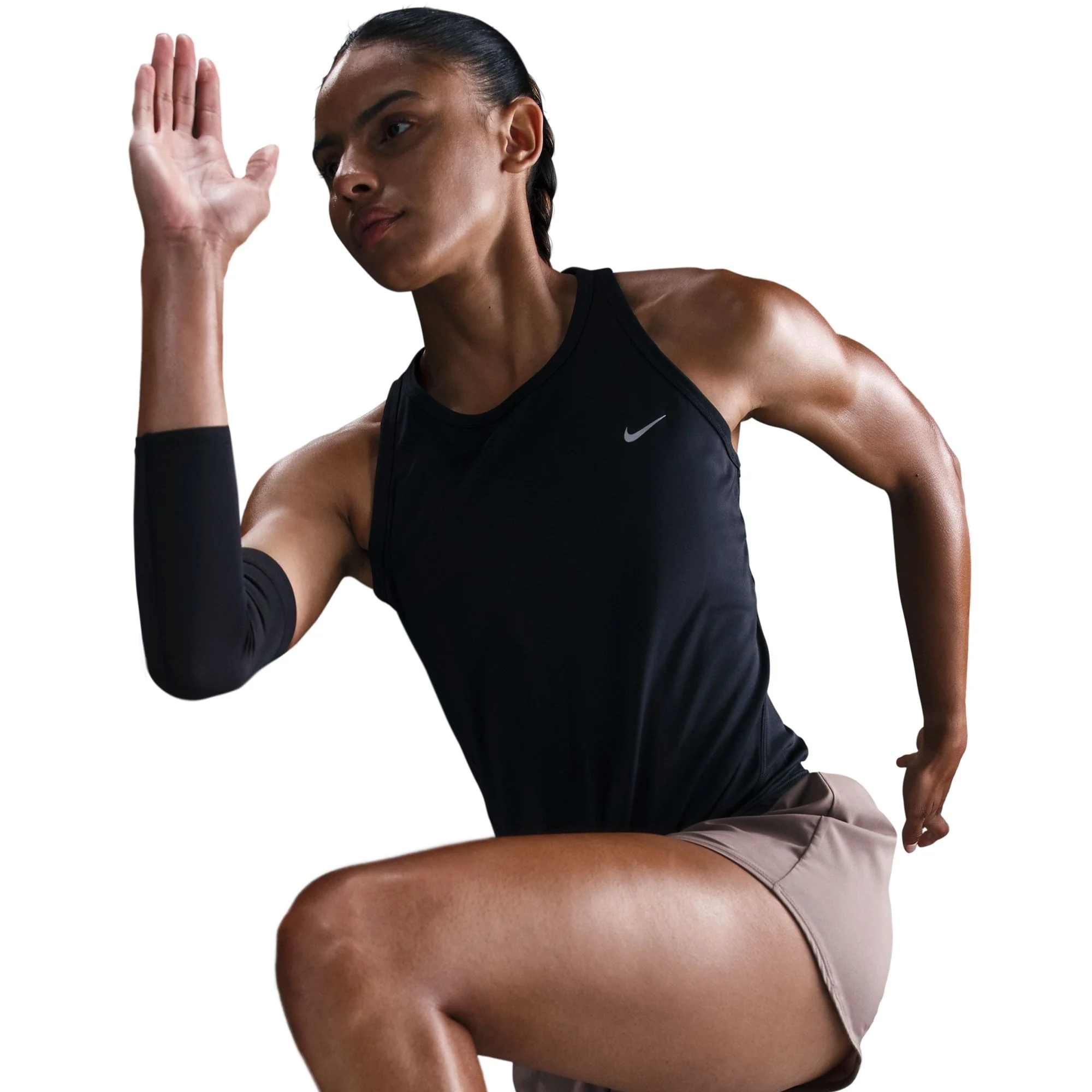 Nike Tempo Dri-FIT Running Tank | Black - Image 5