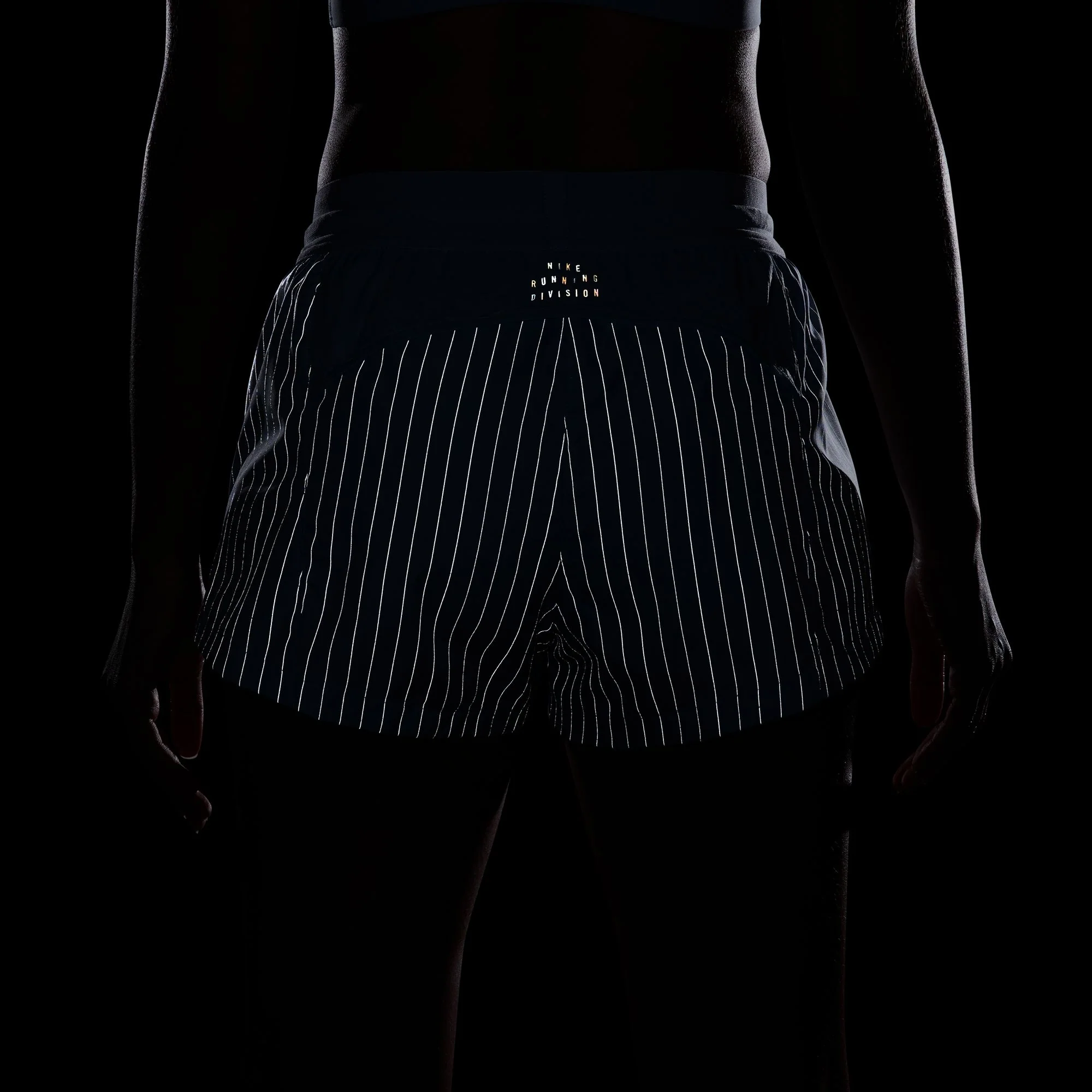 Nike Womens Mid-Rise 3" Brief Lined Shorts | Light Armoury Blue - Image 4
