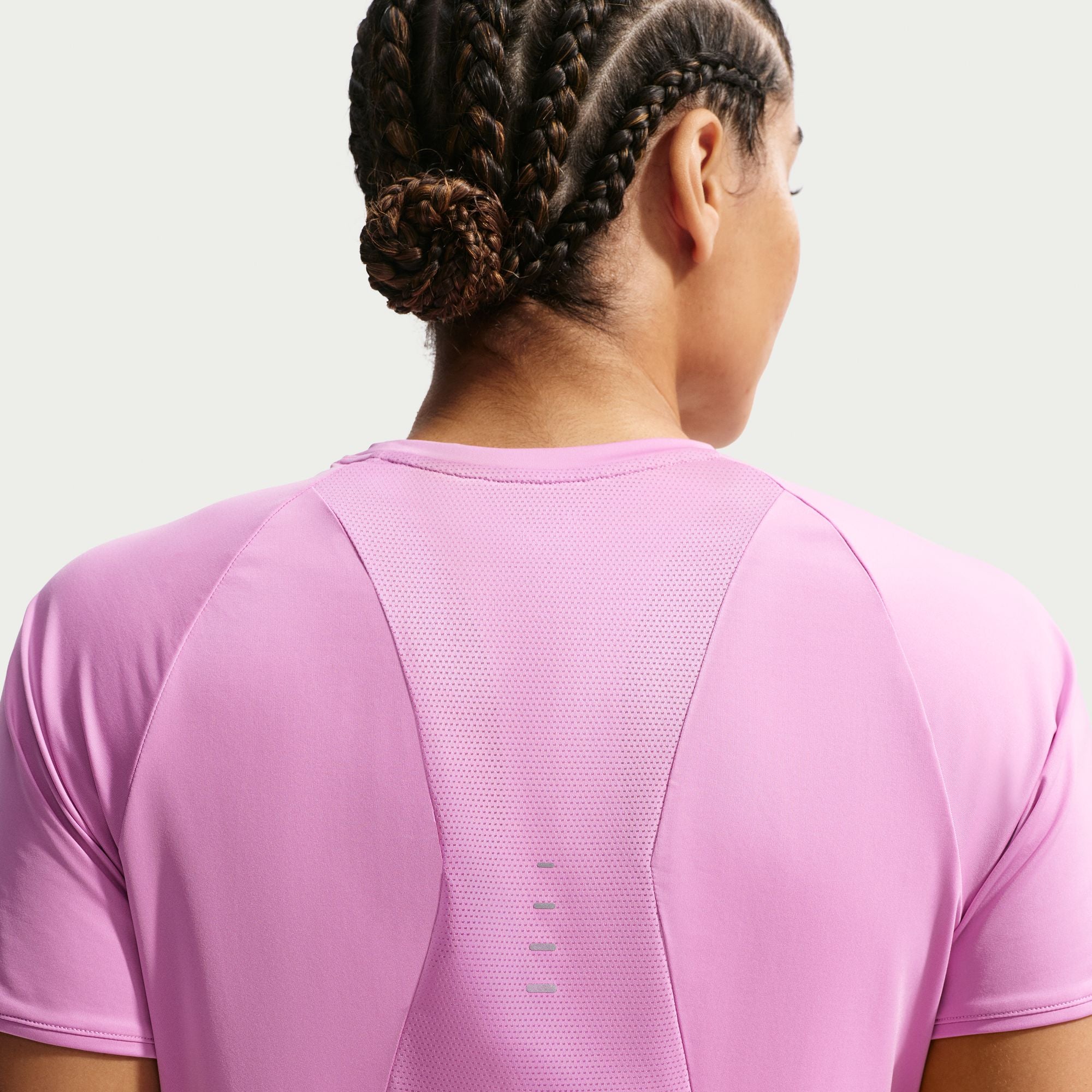 Nike Womens Swift Dri-FIT Running Top | Magenta - Image 3