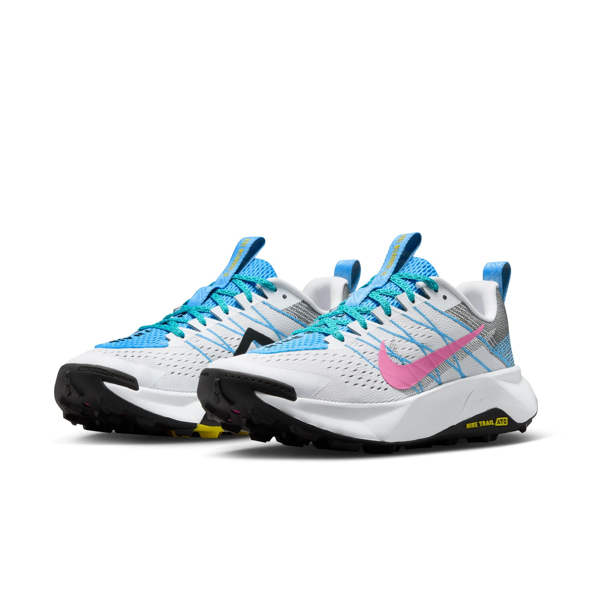 Nike Womens Wildhorse 10 | White / Playful Pink / University - Image 7
