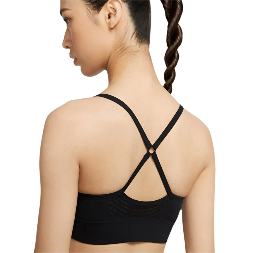 NIKE  WOMENS INDY SEAMLESS BRA | BLACK - Image 3
