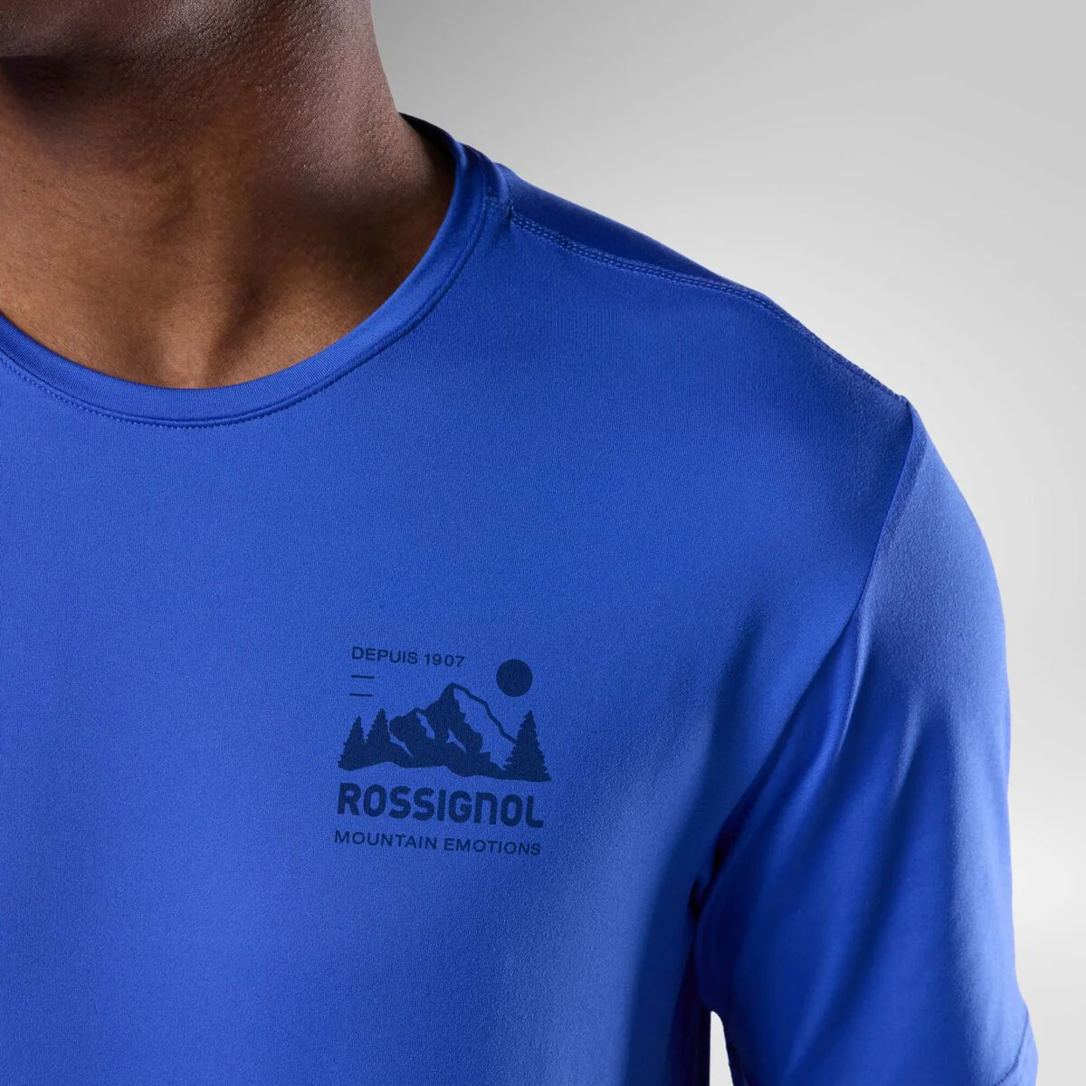 Rossignol Mens Graphic Active Tee | Dazzle Blue - Image 4