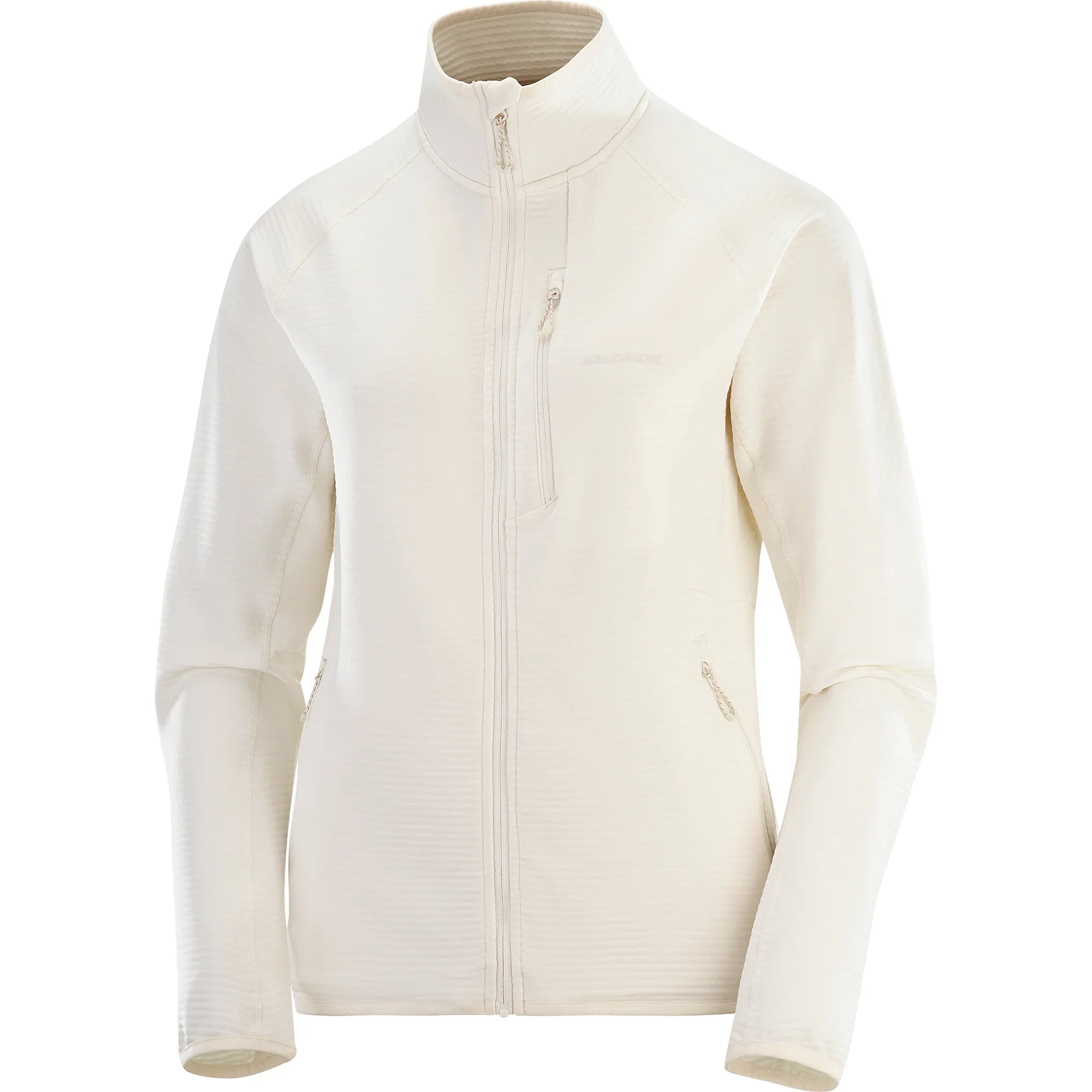 Salomon Essential LightWarm Full Zip | Whisper White - Image 3