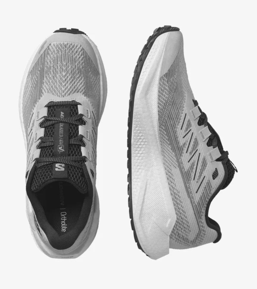 Salomon Mens Aero Blaze 3 GRVL | Lunar Rock/White - Image 4