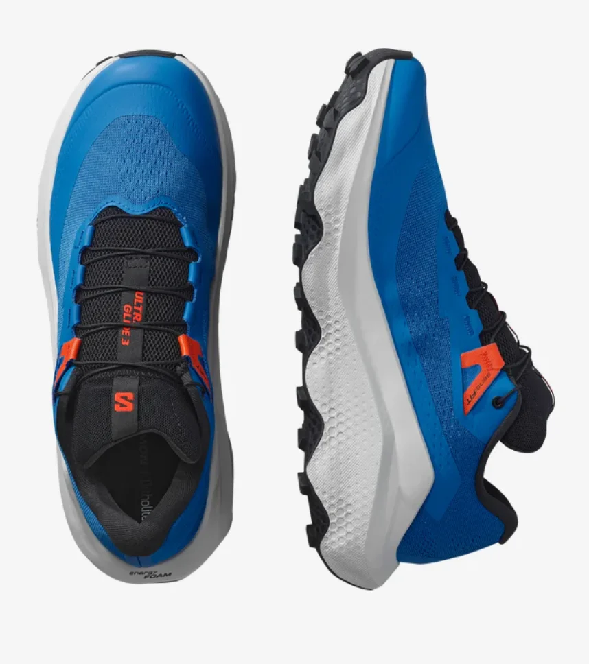 Salomon Mens Ultra Glide 3 | French Blue/Lunar Rock - Image 6