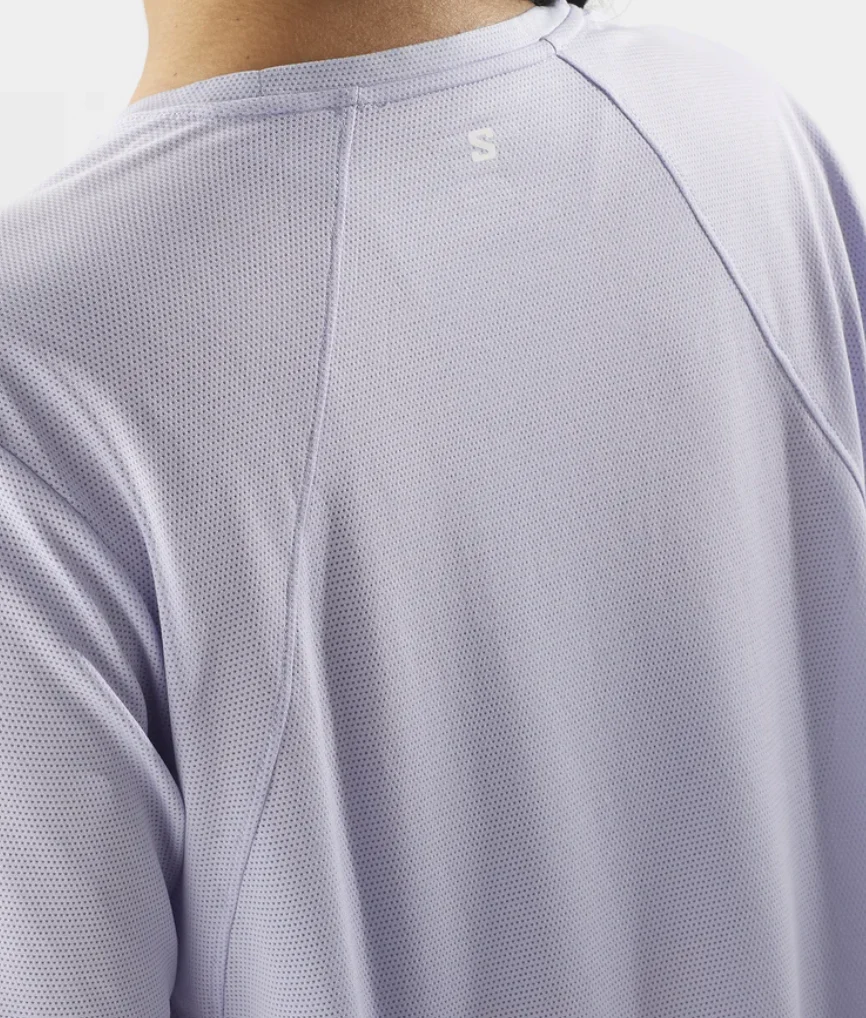 Salomon Shakeout Core SS Tee | Cosmic Sky - Image 3