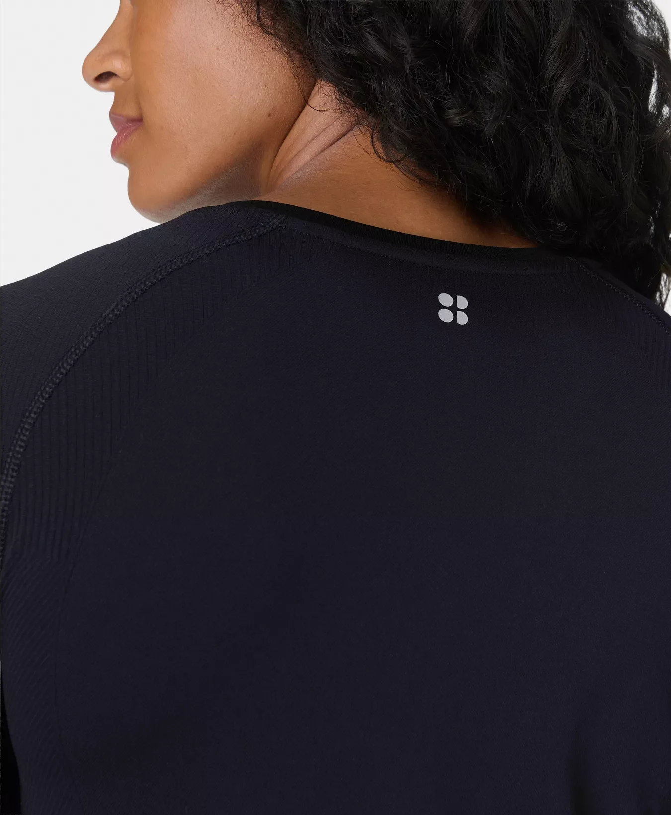 Sweaty Betty Athlete Seamless LS Top | Black - Image 5