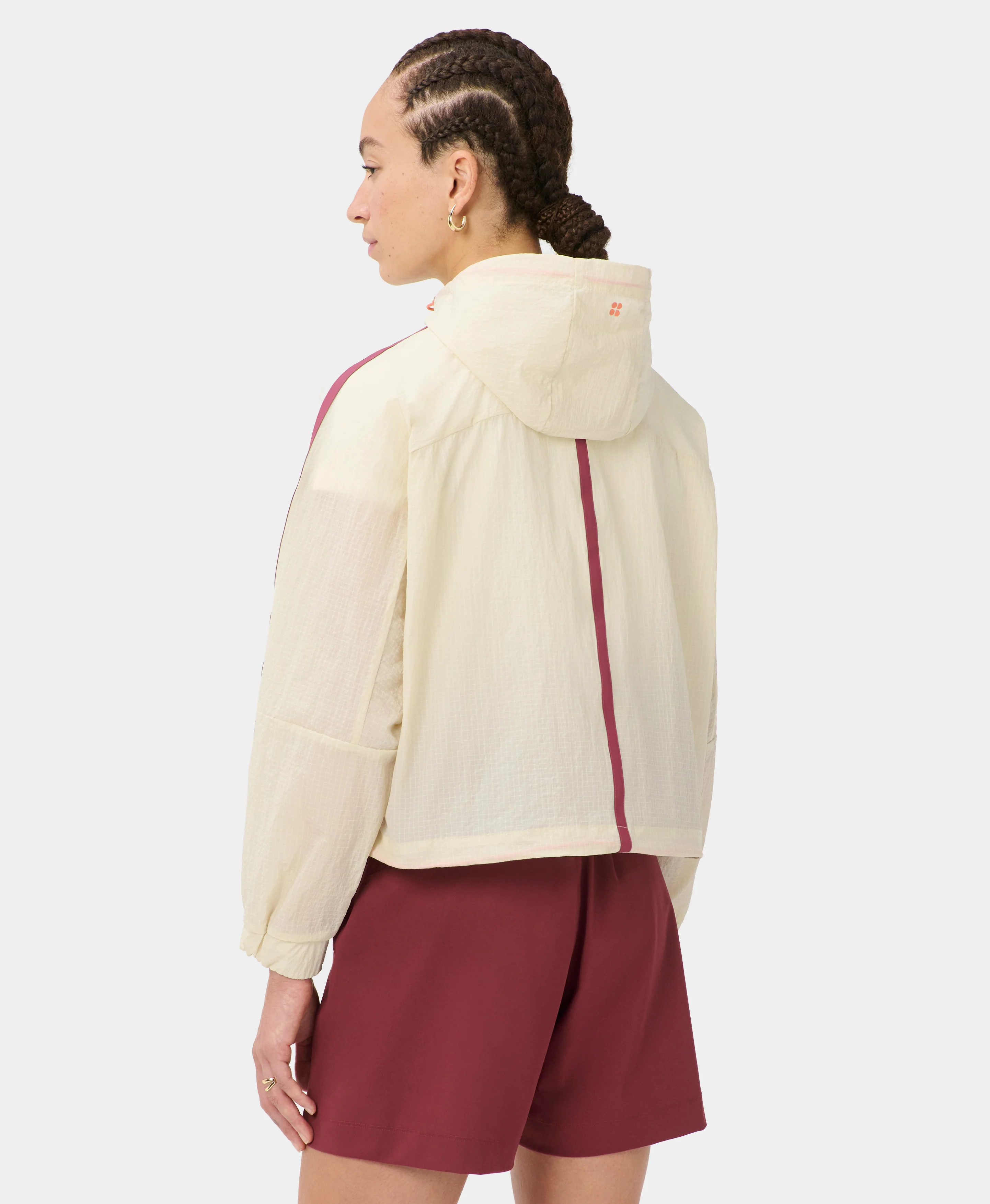 Sweaty Betty Patch Pocket Lightweight Jacket | Wheat Beige - Image 3