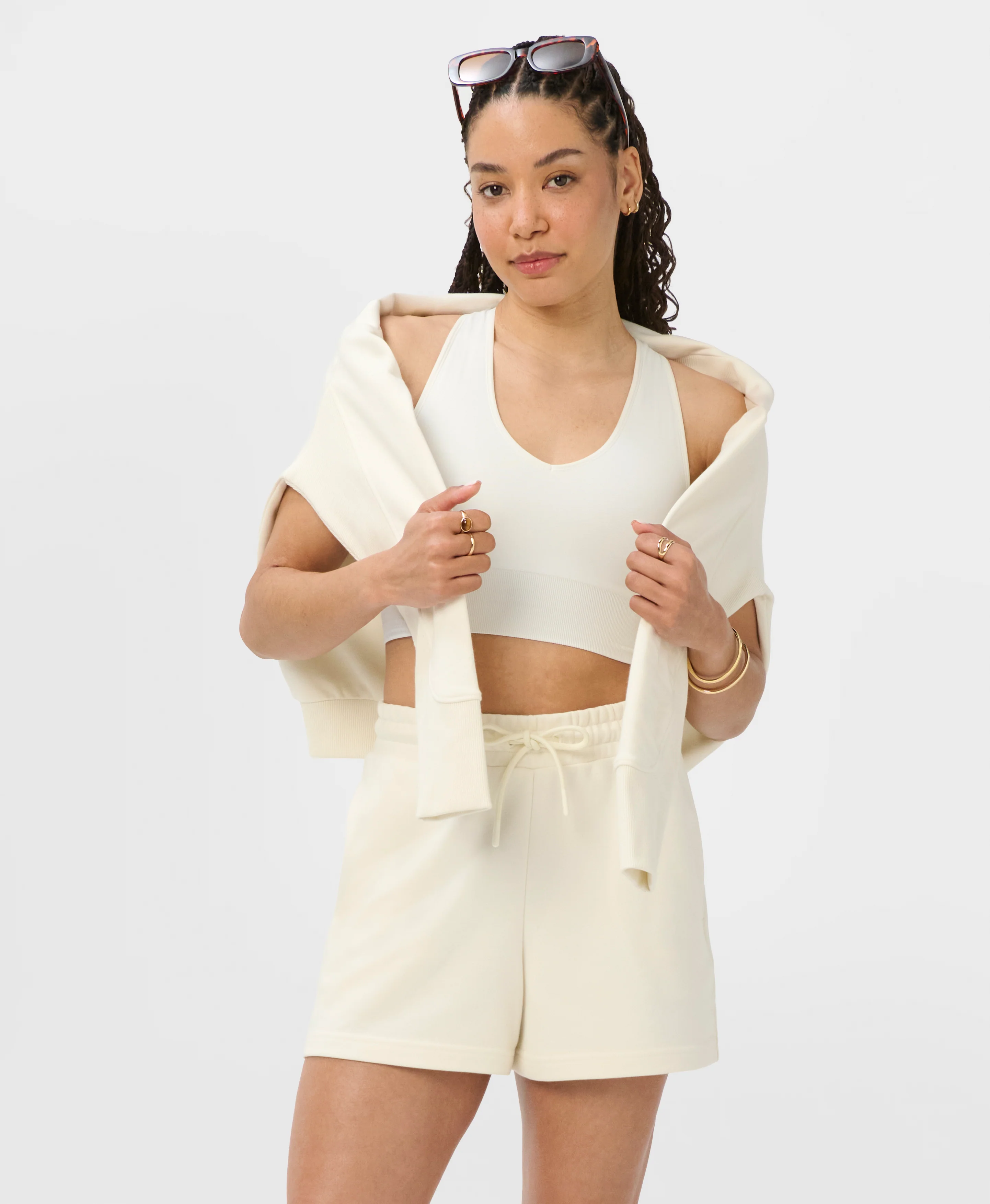 Sweaty Betty Revive Boxy Shorts | Dove - Image 4