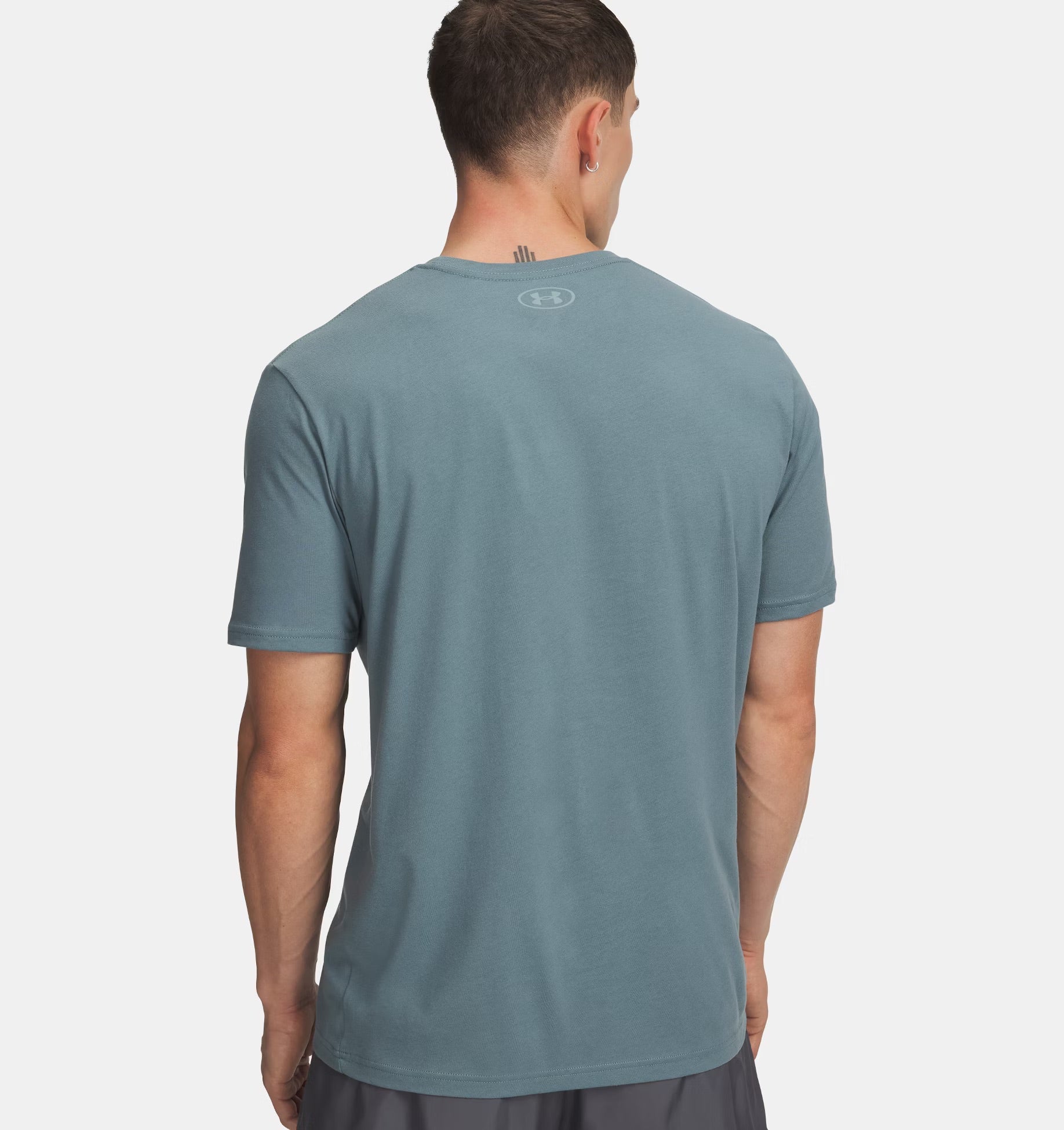 Under Armour Left Chest Logo Tee | Jasper Blue - Image 2