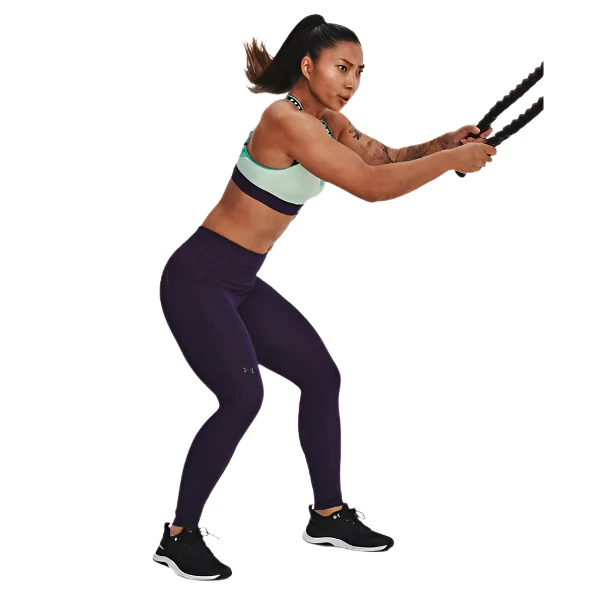 UNDER ARMOUR WOVENS RUSH LEGGINGS | PURPLE SWITCH - Image 4