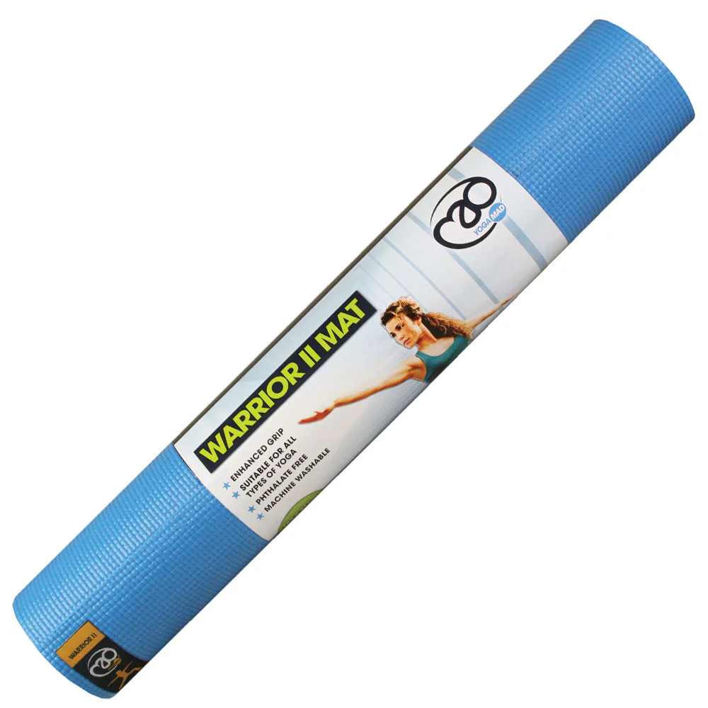 Warrior Yoga II Mat Dark Blue 4mm - Image 3